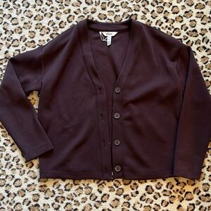 SPANX Women's Dark Brown Sweater